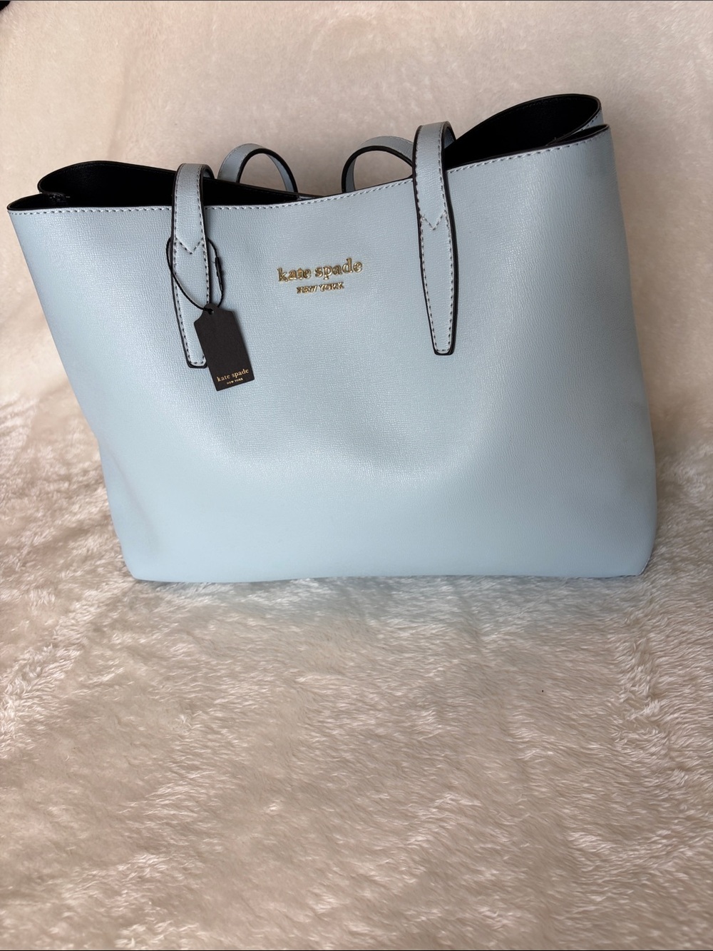 Kate Spade New York Light Blue Tote Bag